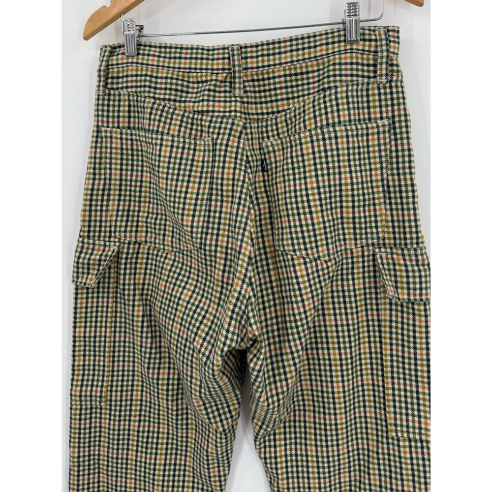 Levi's Made & Crafted Barrel Navigator Plaid Pants | Multi | Size 29 - Picture 7 of 8